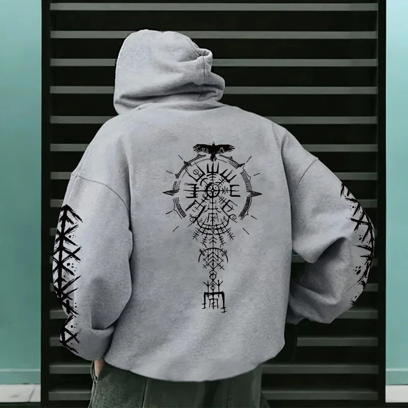 Nordic Rune Street Hoodie