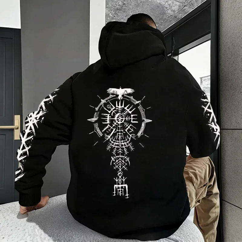 Nordic Rune Street Hoodie