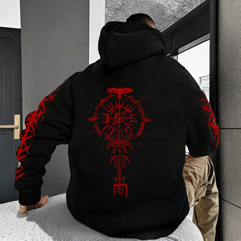 Nordic Rune Street Hoodie