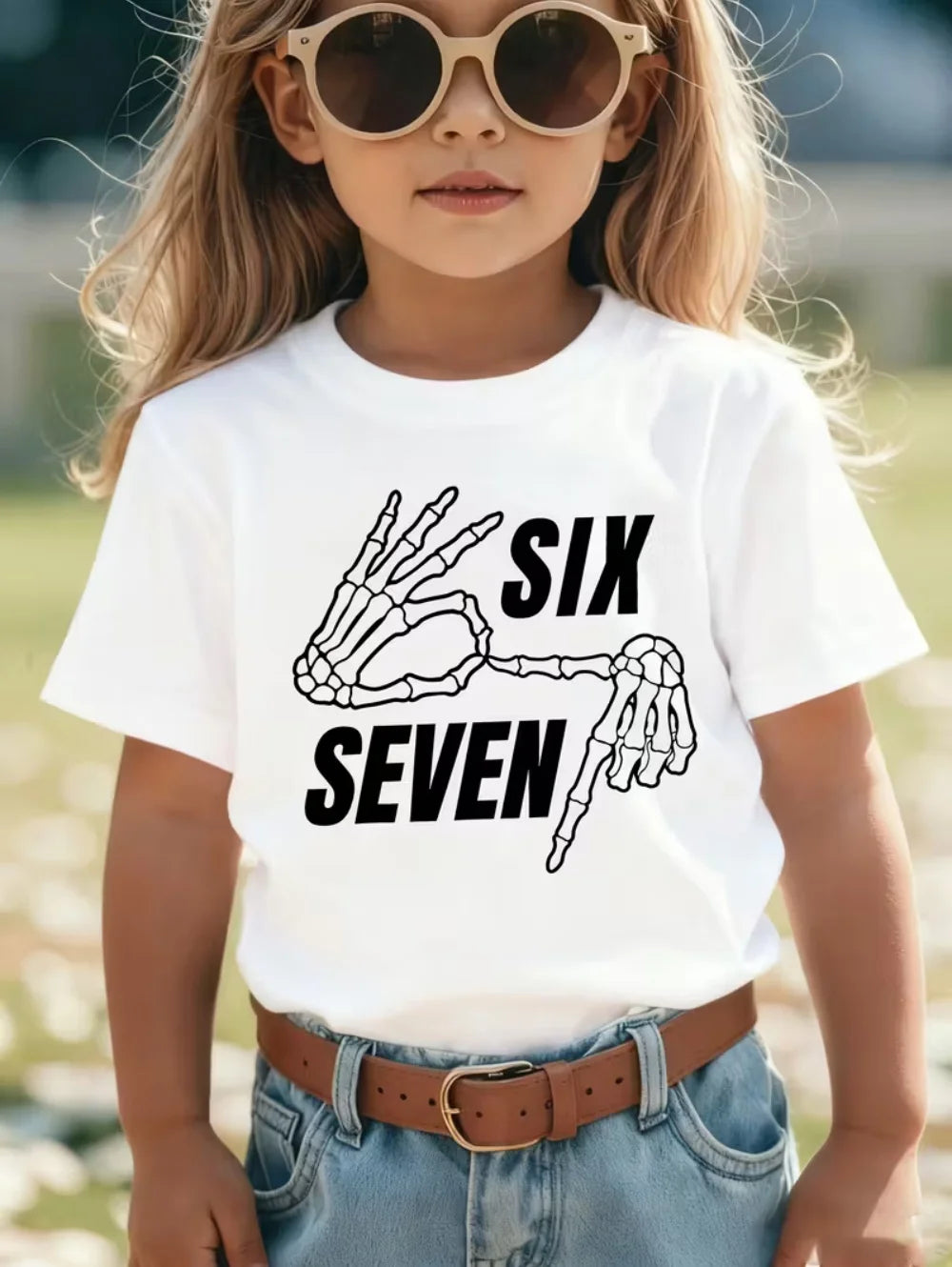 67 Number T-Shirt for Kids Funny Digital 3D Print Summer Short Sleeve Tee Loose Comfortable Tops Streetwear Fashion Kids Clothes